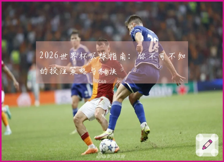 2026世界杯买球指南：你不可不知的投注策略与秘诀