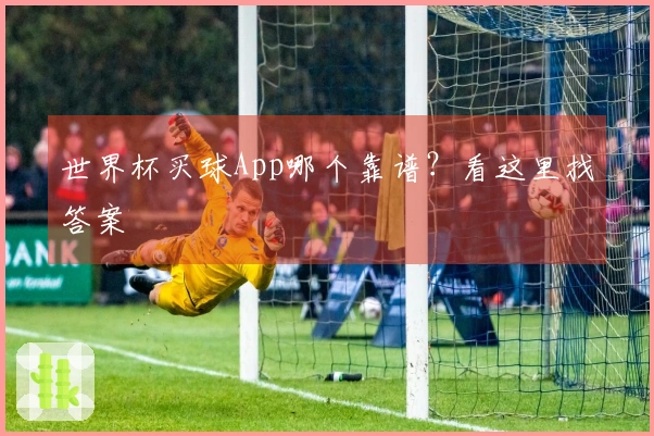 世界杯买球App哪个靠谱？看这里找答案